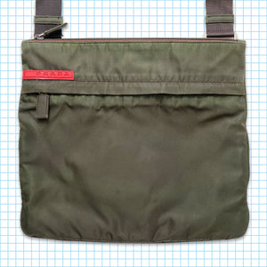 Vintage Prada Sport Dark Green Side Bag