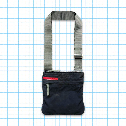 Vintage Prada Sport Dark Grey Mini Side Bag