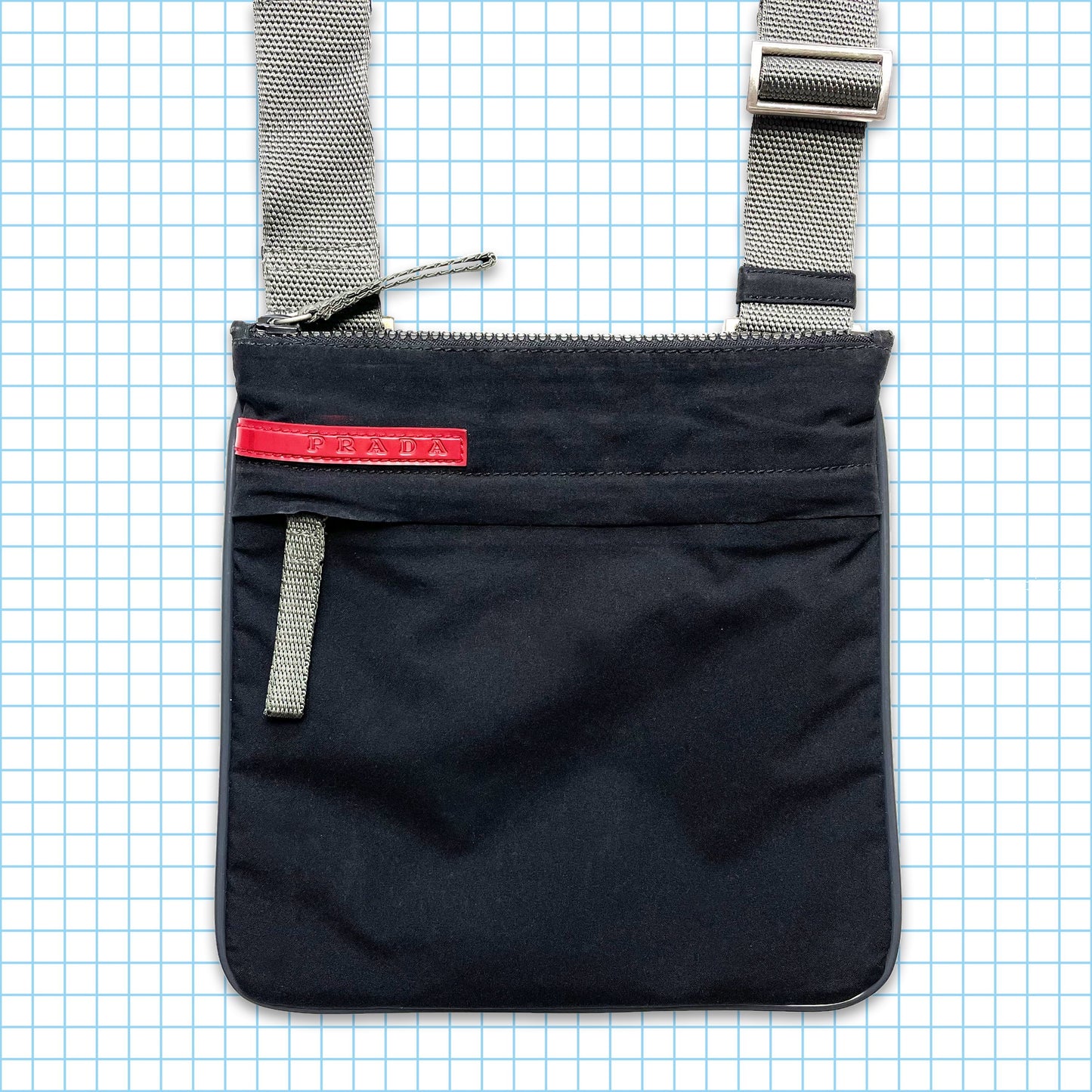 Vintage Prada Sport Black Mini Side Bag
