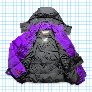 Prada Sport Bright Purple Nylon Shimmer Down Jacket AW00' - Small