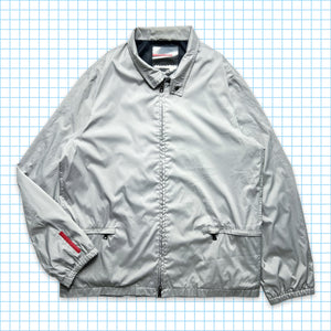 Prada Sport Silver Packable Harrington Jacket - Extra Large
