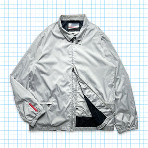 Prada Sport Silver Packable Harrington Jacket - Extra Large