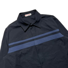 Carica l&#39;immagine nel visualizzatore di Gallery, Prada Sport Centre Stripe Zip Up Shirt - Medium