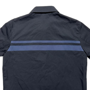 Prada Sport Centre Stripe Zip Up Shirt - Medium
