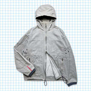 Sample Prada Sport Light Grey Bonded Denim Jacket - Large / Extra Large