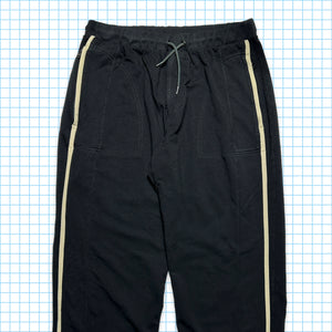 Pantalon de jogging Prada Sport Jet Black à rayures latérales - Taille 32"