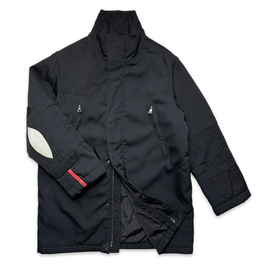 Veste trench rembourrée avec coudières modulaires techniques Prada Sport - Moyen / Grand
