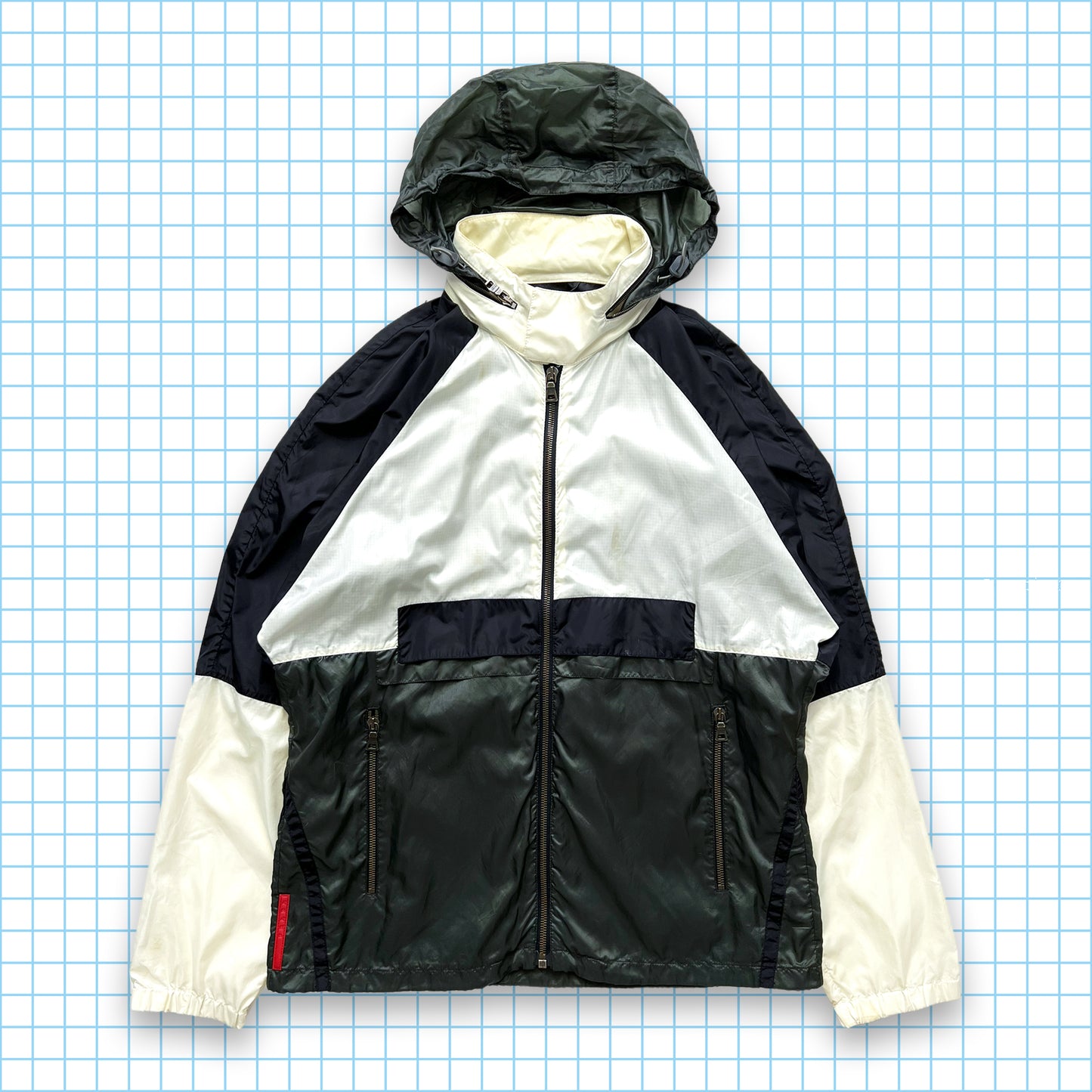 Prada Sport Split Panel Track Jacket - Medium / Large
