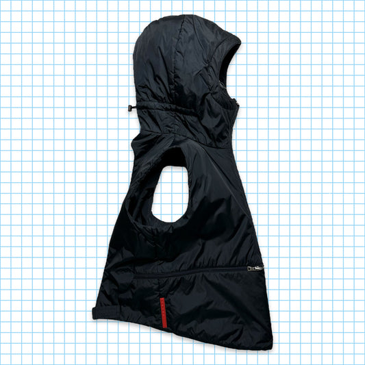FW99' Prada Sport Gilet à capuche pliable - Grand