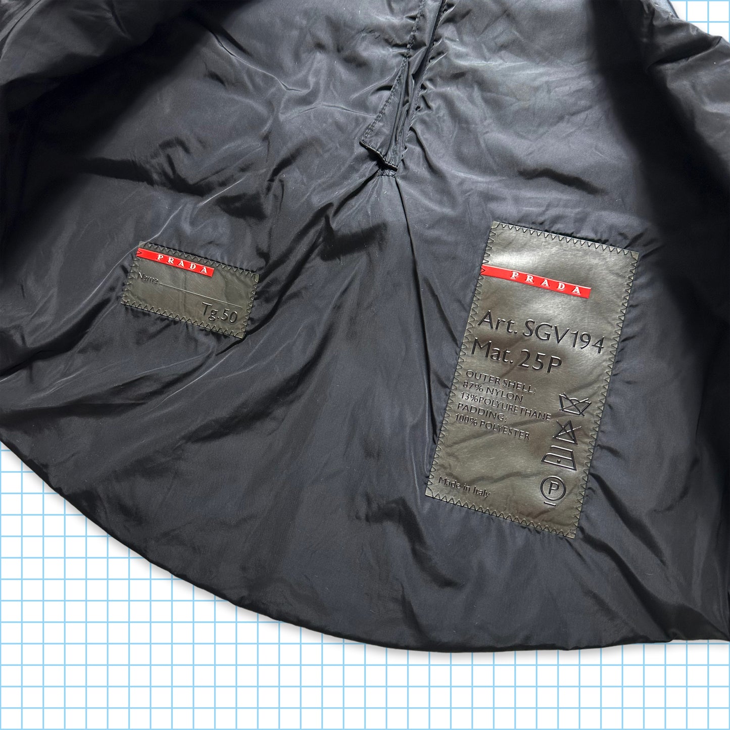 FW99' Prada Sport Packable Hooded Pullover Vest - Large