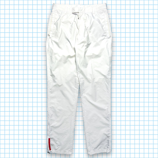 Pantalon de survêtement Prada Sport Nylon Pure White - Petit