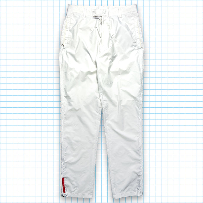 Pantalon de survêtement Prada Sport Nylon Pure White - Petit