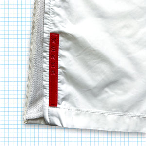 Prada Sport Nylon Pure White Track Pant - Small