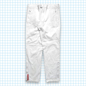 Prada Sport Pure White Trousers - 32" Waist