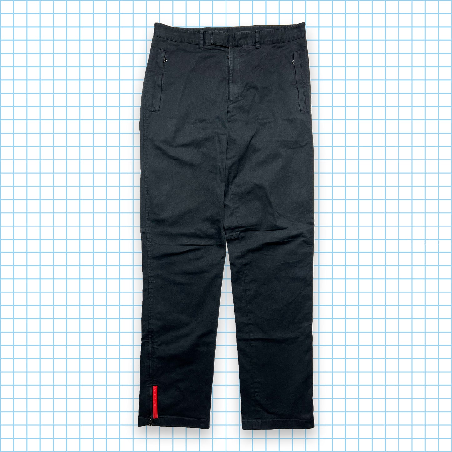 Vintage Prada Sport Jet Black Pant - 30" Waist