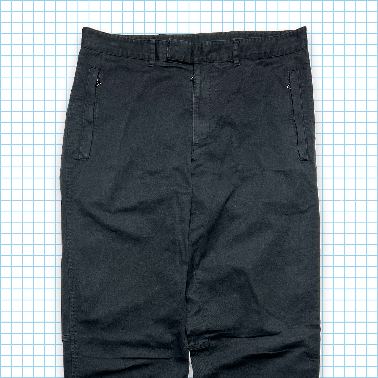 Vintage Prada Sport Jet Black Pant - 30" Waist