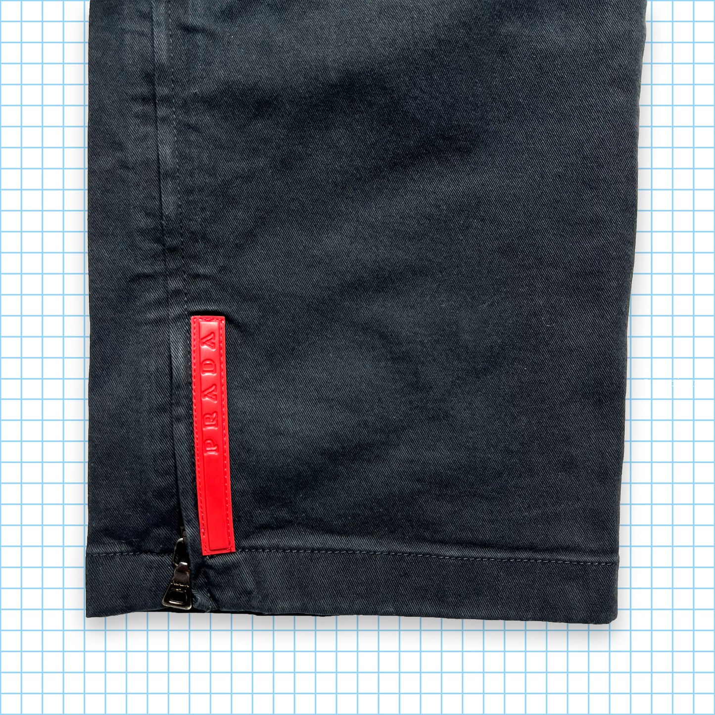 Vintage Prada Sport Jet Black Pant - 30" Waist