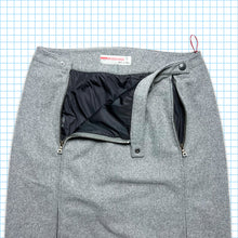 Load image into Gallery viewer, Prada Sport Light Grey Wool Skirt - Womens 6/8