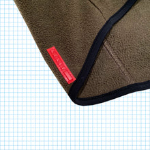 Load image into Gallery viewer, Prada Sport Khaki Green Fleece Balaclava Full Zip Hoodie