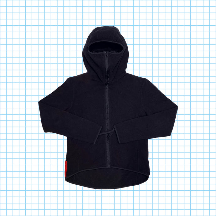 Prada Sport Fleece Balaclava Full Zip Hoodie