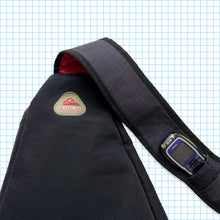 Load image into Gallery viewer, Quiksilver Black/Red Cross Body Sling Bag