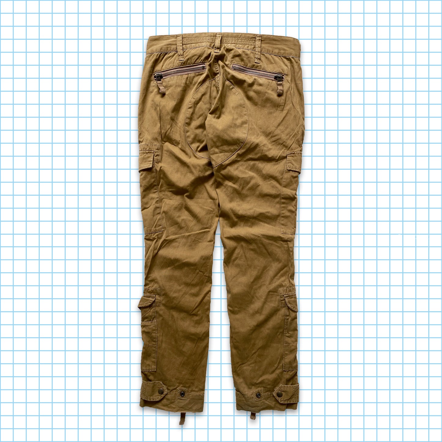 Vintage Polo Ralph Lauren Multi Pocket Utility Tactical Cargo Pants - 28" / 30" Waist