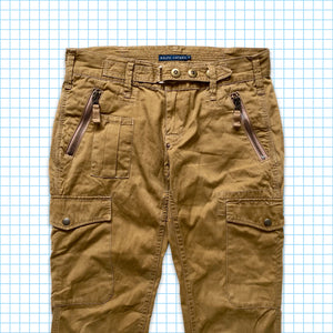 Pantalon cargo tactique utilitaire multi-poches vintage Polo Ralph Lauren - Taille 28" / 30"