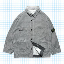 Load image into Gallery viewer, Vintage Stone Island 80&#39;s Striped Chore Jacket - Large / Extra Large