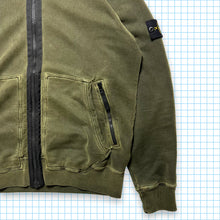 Load image into Gallery viewer, Stone Island Green Washed Multi Pocket Zip Hoodie AW13&#39; - Extra Large