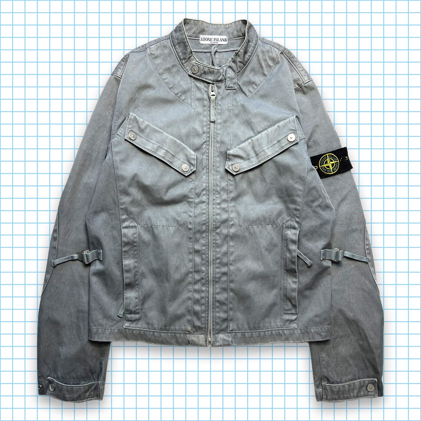 Stone Island Light Grey Chore Jacket - Small / Medium