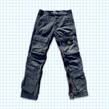 Carica l&#39;immagine nel visualizzatore di Gallery, Vintage Stone Island Multi Pocket Reconstructed Bondage Cargo Trousers - 30&quot; / 32&quot; Waist