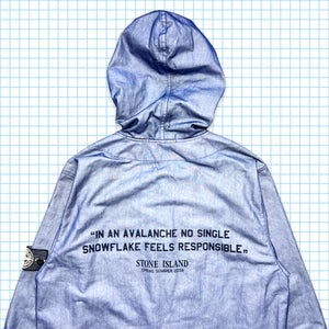 Stone Island Blue ‘Snowflake’ Tyvek Jacket SS08’ - Small / Medium