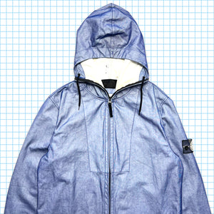 Veste Tyvek bleue 'Snowflake' Stone Island SS08' - Petit / Moyen