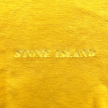 Load image into Gallery viewer, Late 80&#39;s Stone Island Bright Yellow Fleece Spellout Crewneck - Medium