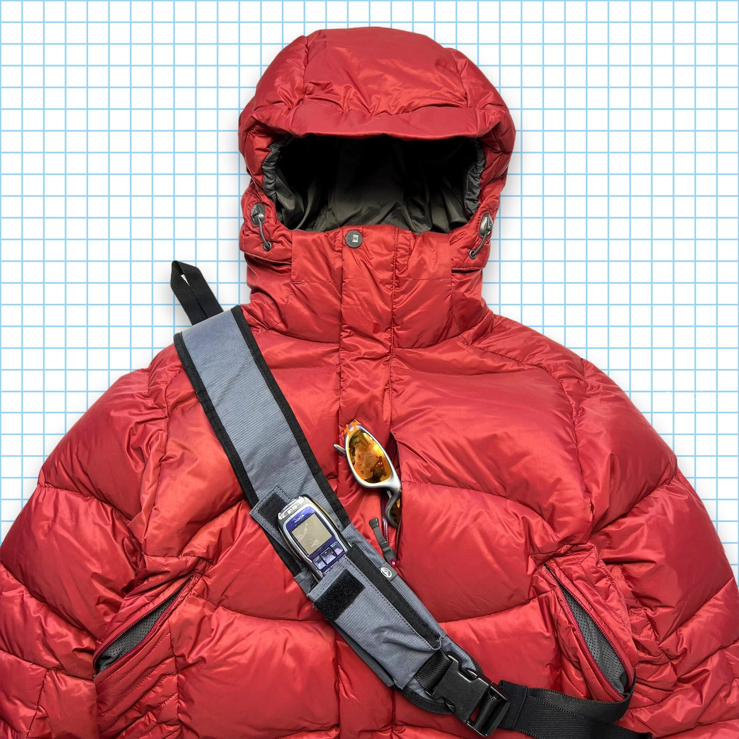 Early 00's Salomon Tri-Pocket Puffer Jacket - Medium / Large