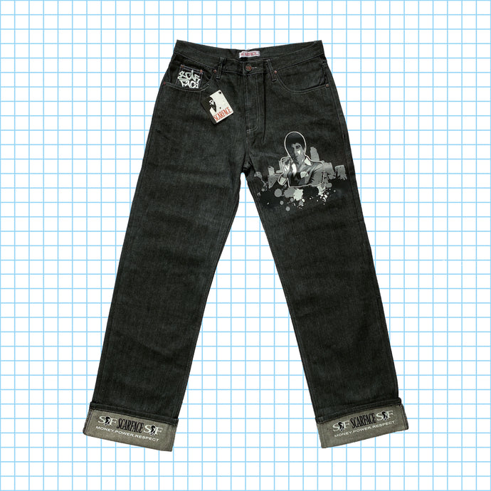 vintage officiel Scarface Merchandise Selvedge Denim Jeans