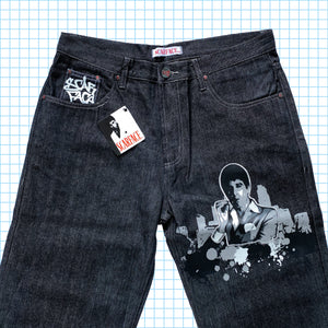 Vintage Official Scarface Merchandise Selvedge Denim Jeans