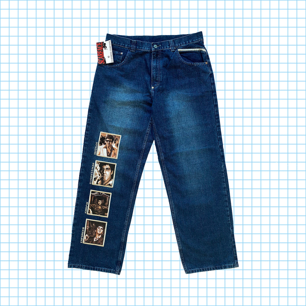 Vintage Official Scarface Merchandise Selvedge Denim Jeans