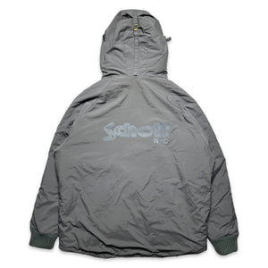 Schott Dark Grey Multi Zip Ventilated Technical Pullover Jacket - Extra Large