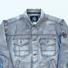 Carica l&#39;immagine nel visualizzatore di Gallery, Vintage 90’s Southpole Silver/Blue Denim Jacket - Large