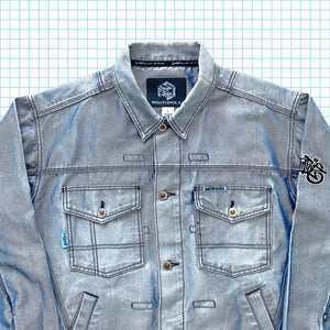 Vintage 90’s Southpole Silver/Blue Denim Jacket - Large