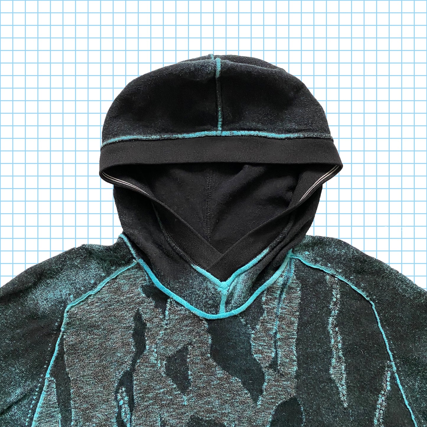 Sweat à capuche Stone Island Air Brushed Marina Blue - Petit / Moyen