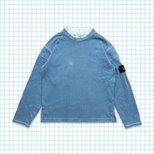 Load image into Gallery viewer, Vintage Stone Island Reinforced Neck Baby Blue Crewneck SS01&#39;