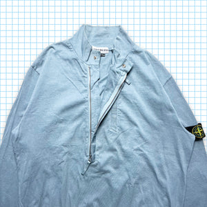 Stone Island Baby Blue Dual Half Zip Pullover - Large / Extra Large