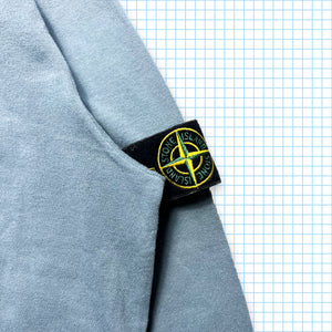 Stone Island Baby Blue Dual Half Zip Pullover - Large / Extra Large