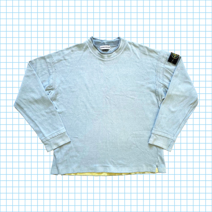 Vintage Stone Island Baby Blue Crew SS03’ - Extra Large / Extra Extra Large