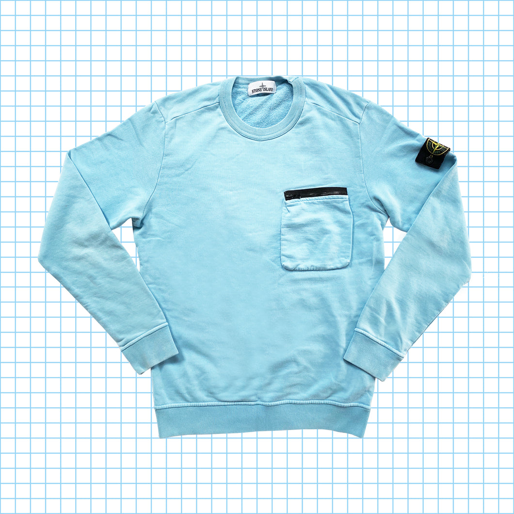 Stone island jumper online baby blue