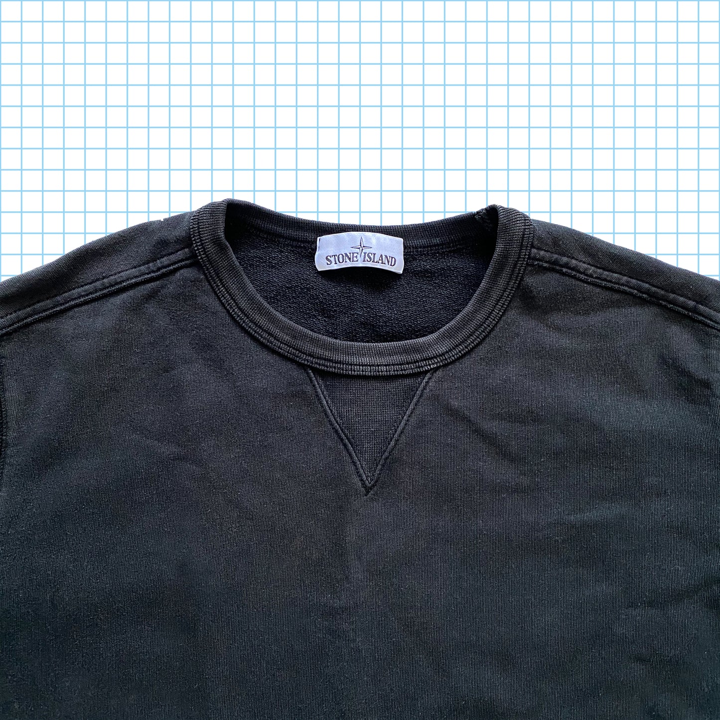 Stone Island Sweat Noir SS18' - Extra Large
