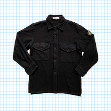 Load image into Gallery viewer, Vintage Stone Island Stealth Black Wool Shirt - Medium