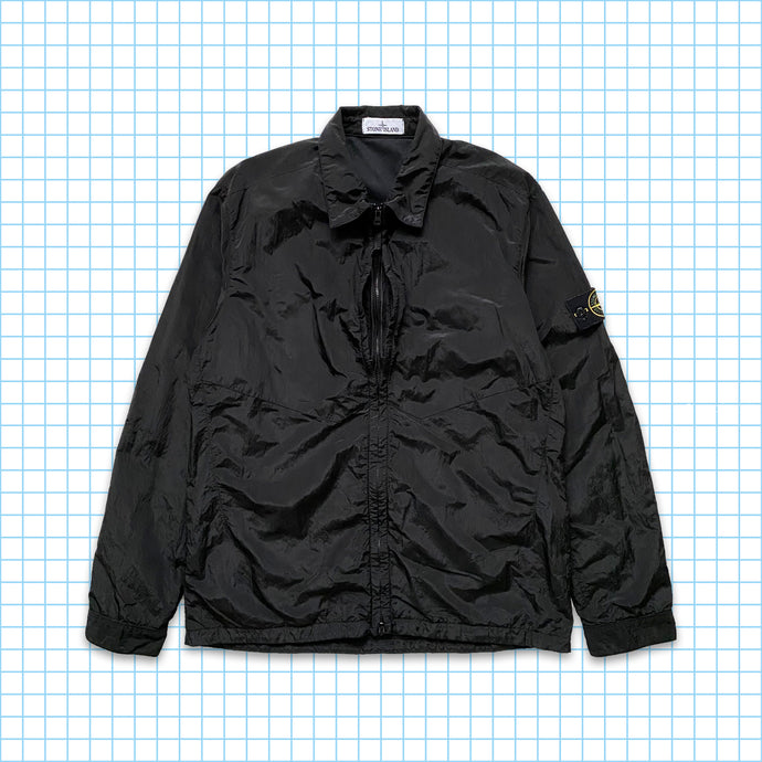 Stone Island Stealth Black Double Break Pocket Veste matelassée en nylon et métal AW16' - Extra Large